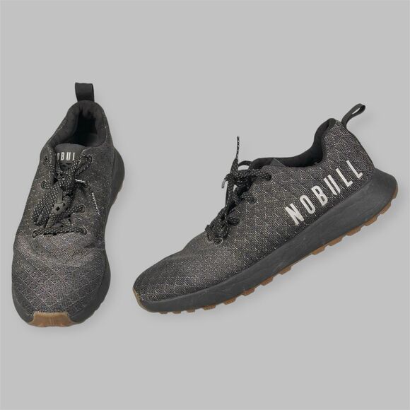NOBULL Other - NOBULL Shoes Mens Size 8.5 Womens 10 Matryx Trail Runner Running Shoe Black Grey